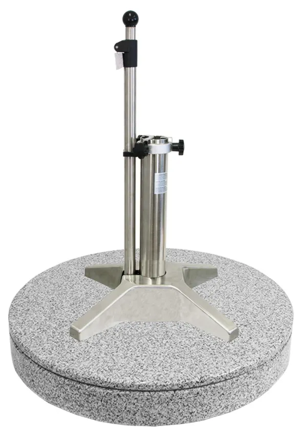 Schirmst�nder LIRO Midi 70SE Granitschirmfu� grau flexible Klemmung